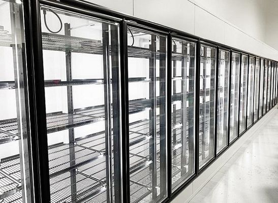 냉각기 맥주 동굴 냉각된 디스플레이 냉장실에서 보행을 위한 매체 온도 냉장고 유리문