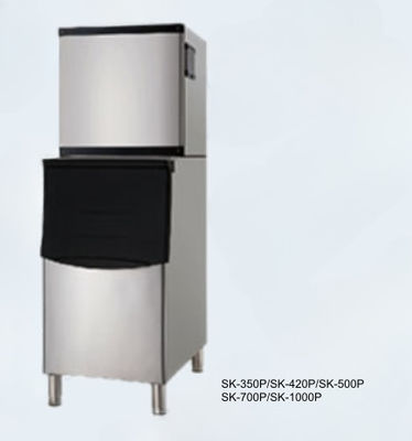 Sk-350p 모듈형 큐브 아이스는 작은 상업 디저트를 청소하는 어떤 해체도 기계화하지 않습니다